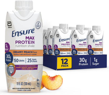 Ensure Max Protein Nutrition Batido, con 0.03 onzas de proteína, 0....