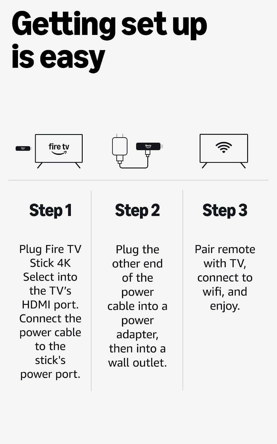 Amazon Fire TV Stick 4K Select: streaming en 4K, TV en vivo y grati...