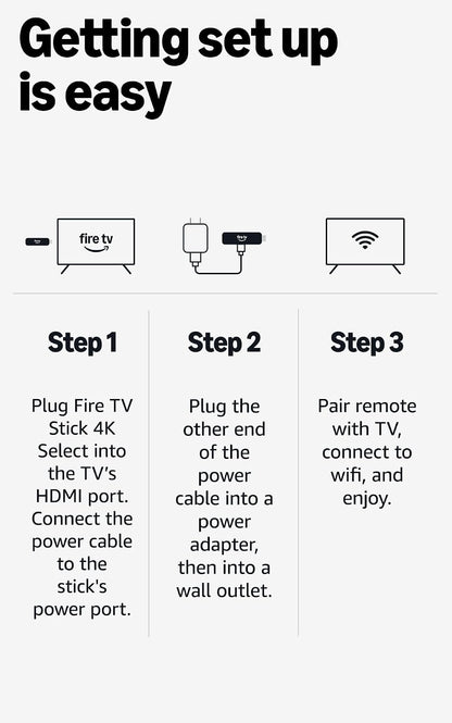 Amazon Fire TV Stick 4K Select: streaming en 4K, TV en vivo y grati...