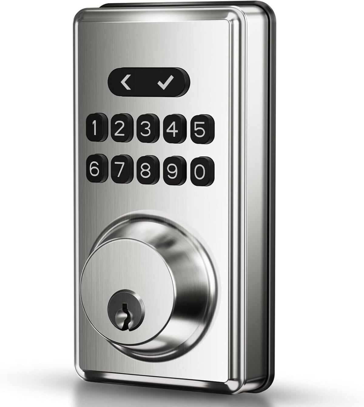 Cerradura de puerta de entrada sin llave con teclado, cerraduras |...