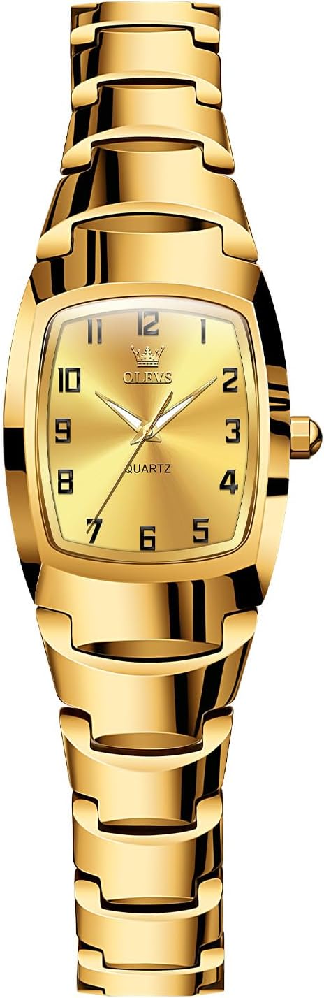 OLEVS Reloj Mujer Lujo Acero Inoxidable Pequeño Vestido de Muñeca I...