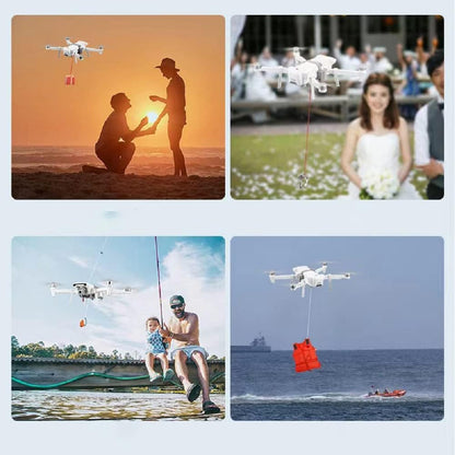 Sistema universal de Airdrop para drones, dispositivo de liberación...