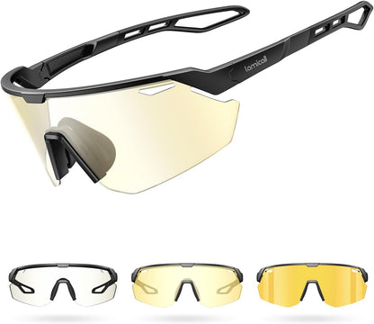Lamicall Gafas de sol deportivas polarizadas de 0.85 oz para hombre...