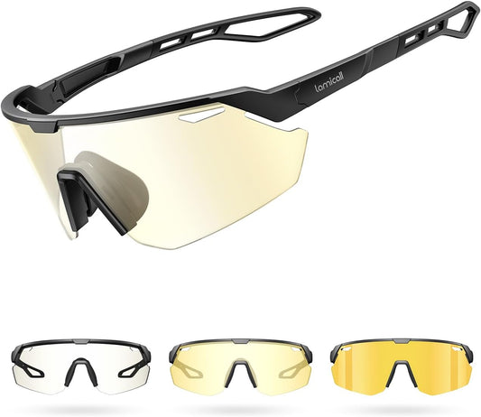 Lamicall Gafas de sol deportivas polarizadas de 0.85 oz para hombre...