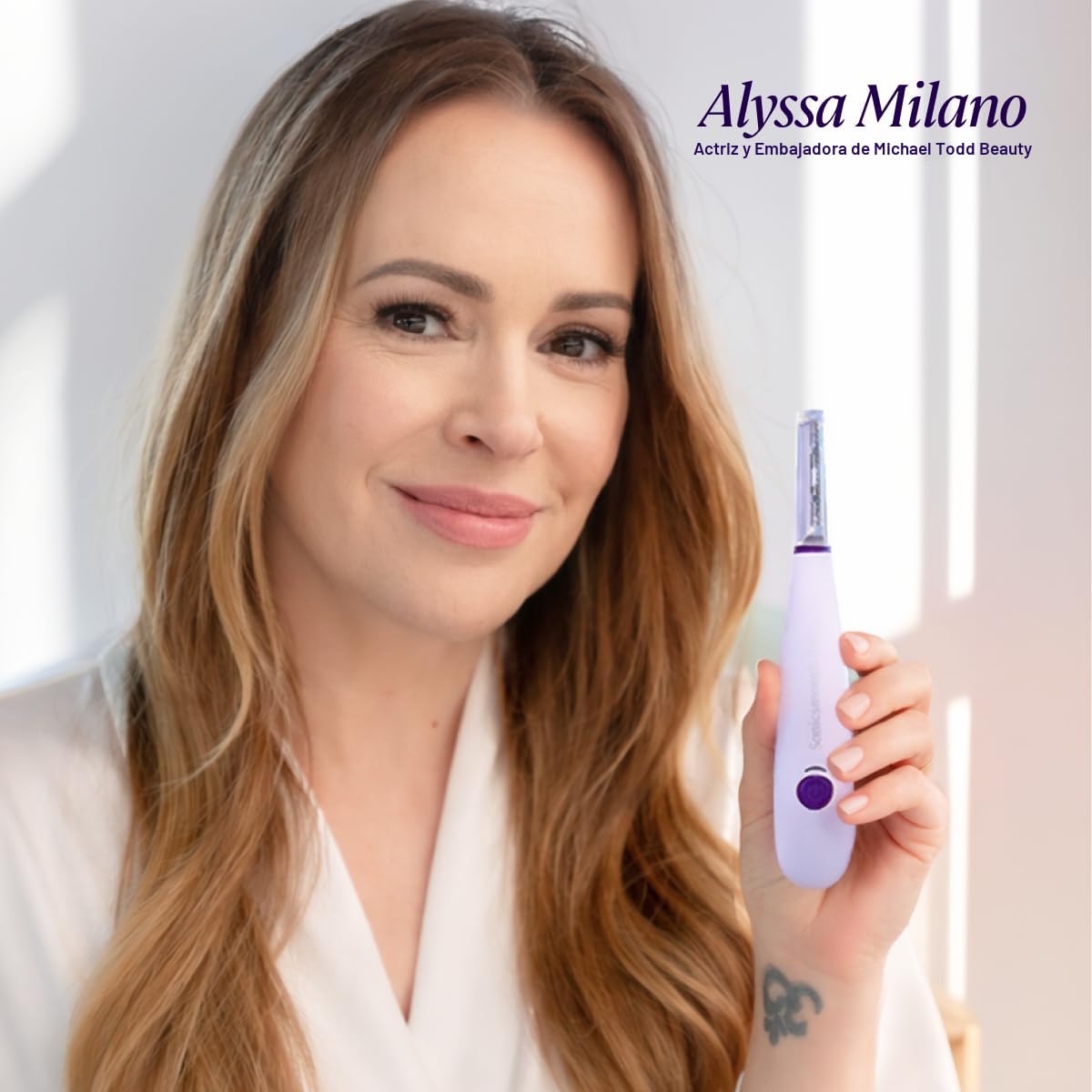 Michael Todd Beauty Sonicsmooth Dermaplane Razor para la cara de la...