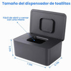 Paquete de 2 dispensadores de toallitas para bebés LEQXGO, estuche...