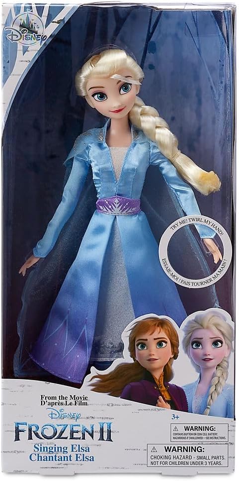 Disney Store Colección oficial de muñecas cantantes, Elsa, muñeca d...