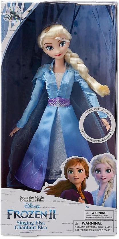 Disney Store Colección oficial de muñecas cantantes, Elsa, muñeca d...
