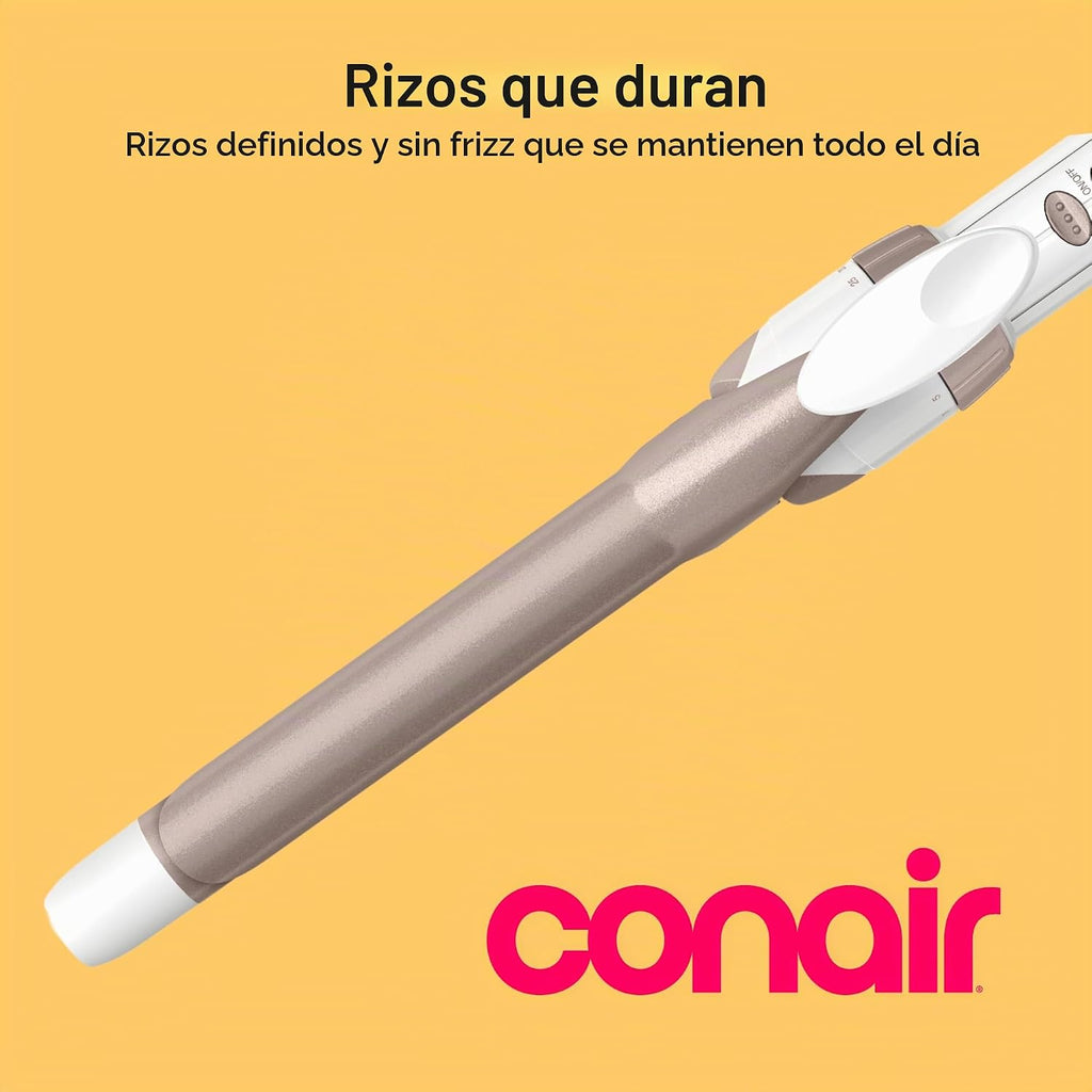 Rizador Conair doble cerámica | Rizador de pelo para espirales suav...