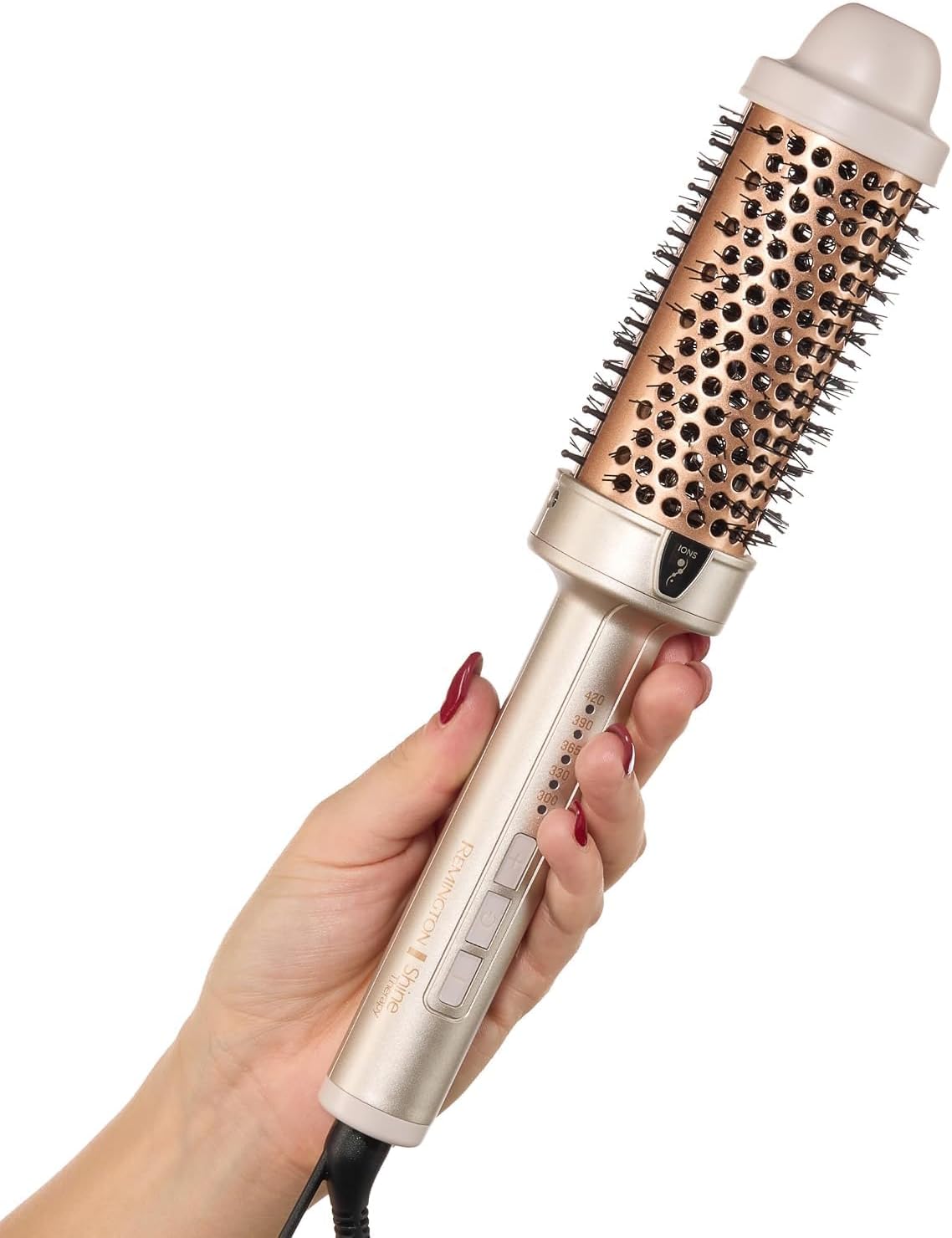 Remington Shine Therapy - Cepillo térmico de 1.75 pulgadas, barril...