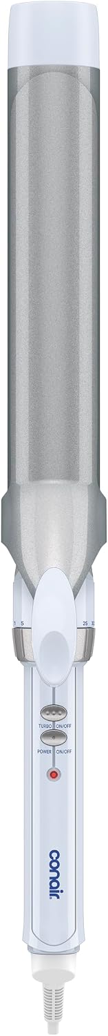 Conair Rizador de barril XL de cerámica doble de 1 1\/2 pulgadas, a...