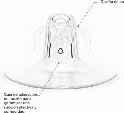 Elvie Protector de leche para extractor de leche, 0.945 in, brida d...