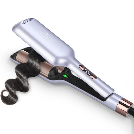 Ondulador de pelo de sirena Aima Beauty Twins de 32 mm (1,25 pulgad...