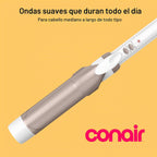 Conair - Plancha rizadora, doble cerámica, barril de 1 1\/2 pulgada...