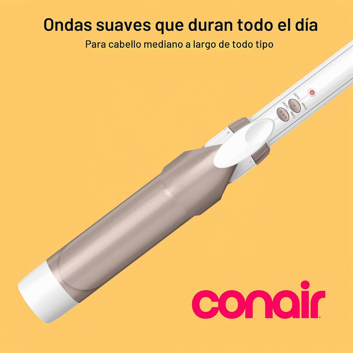 Conair - Plancha rizadora, doble cerámica, barril de 1 1\/2 pulgada...