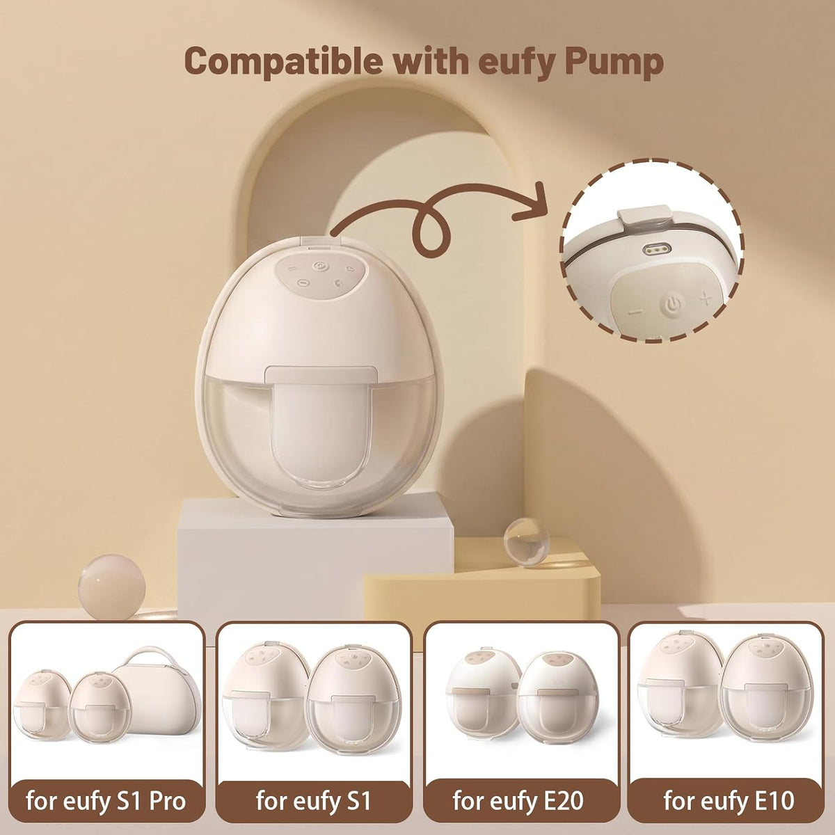 8 tapas de silicona para eufy S1 Pro, S1, E20, E10, extractor de le...