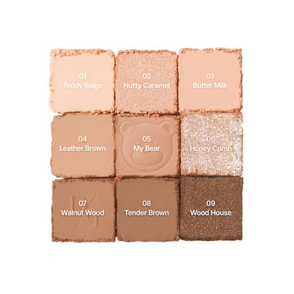 dasique Paleta de sombras (28 Oso Marrón)