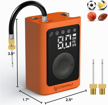 ETENWOLF Bomba de bola P300 Plus, bomba de baloncesto eléctrica par...