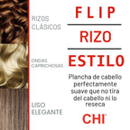 Plancha de pelo con plancha plana de 1" de cerámica con infusión de...