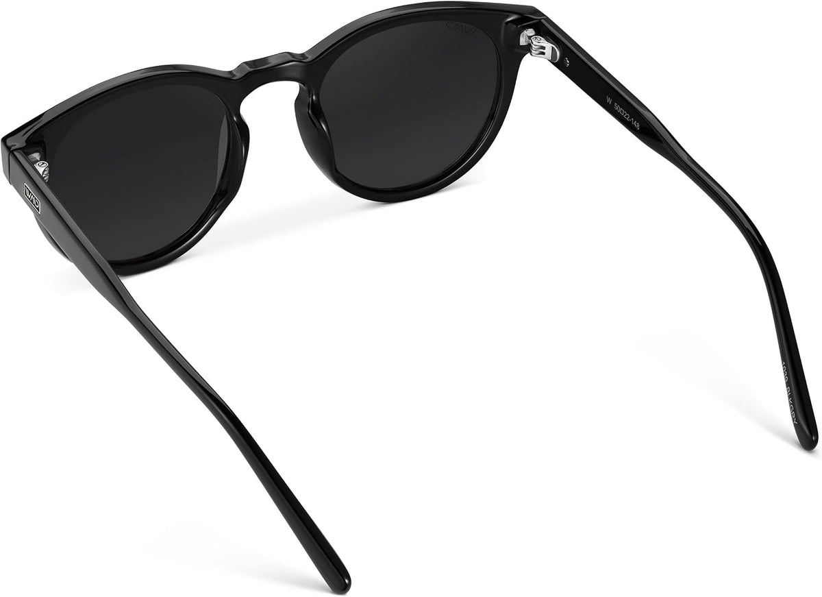 WearMe Pro Gafas de sol polarizadas redondas para mujer, protección...