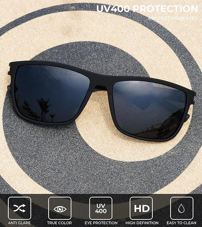KALIYADI Gafas de sol polarizadas para hombre, gafas de sol clásica...