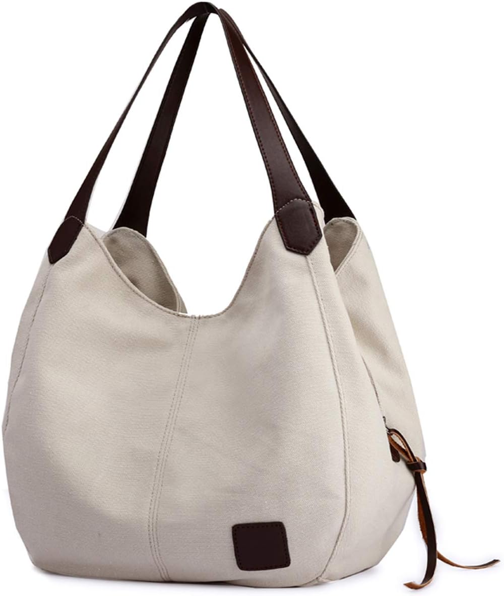 Dourr Bolso para hombro para mujer, con múltiples bolsillos, bolso...