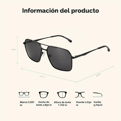 ZENOTTIC Gafas de sol polarizadas de aviador para hombre: protecció...