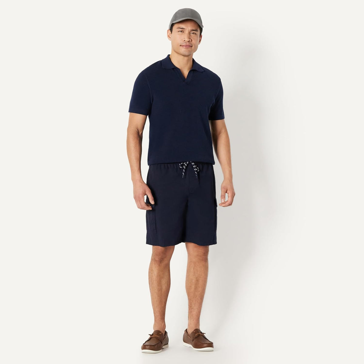 Amazon Essentials Gorra de béisbol de algodón lavado para hombre