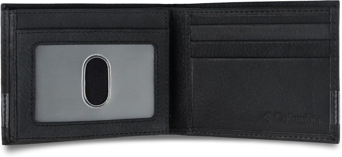 Columbia Billetera plegable delgada RFID para hombre con ventana de...