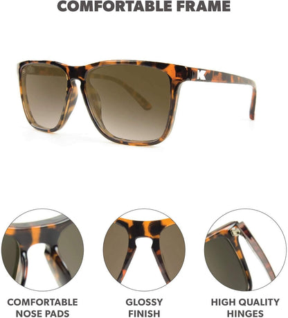 Knockaround Gafas de sol polarizadas cuadradas para hombres y mujer...