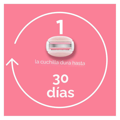 Gillette Venus ComfortGlide White Tea - Cuchillas de afeitar para m...