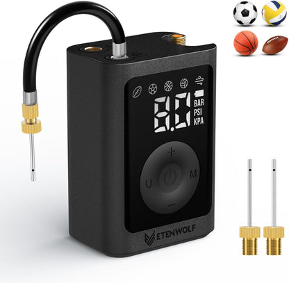 ETENWOLF Bomba de bola P300 Plus, bomba de baloncesto eléctrica par...