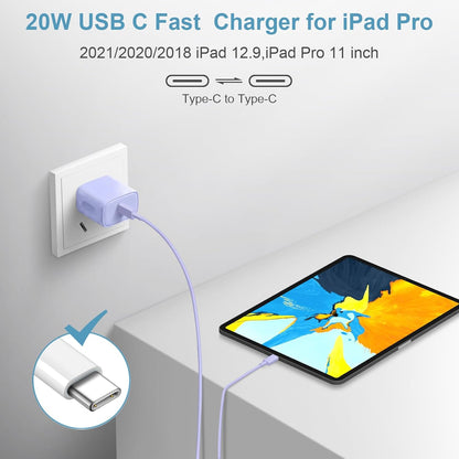 Cargador de carga rápida para iPhone 18, 17, 16, 15, paquete de 3 u...