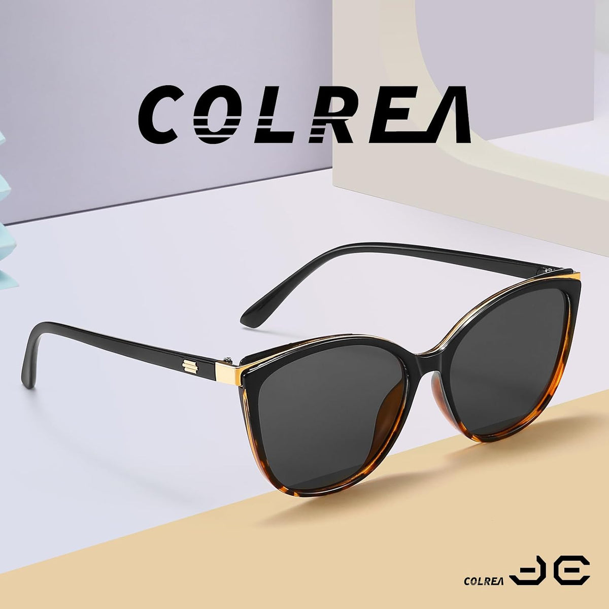 Colrea Gafas de Sol Modernas con Forma de Ojo de Gato para Mujer, E...