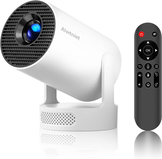Mini proyector con Wifi y Bluetooth, proyector inteligente portátil...