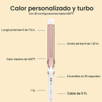 Conair - Plancha rizadora extra larga, doble cerámica, 1 1\/4 pulga...