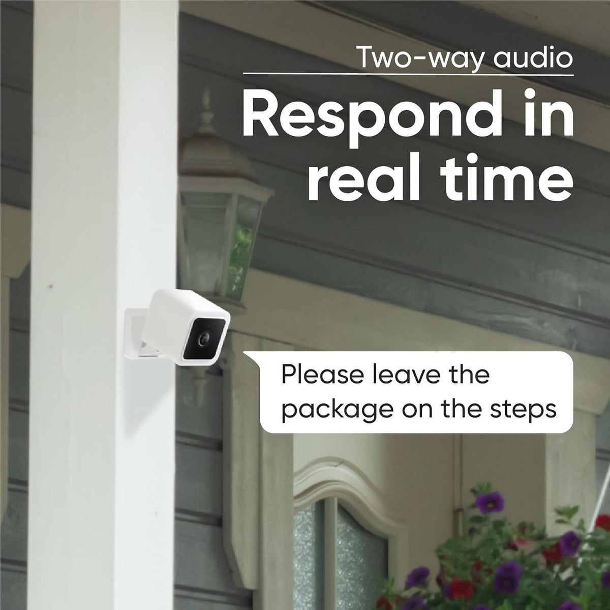 WYZE Cam v3, Cámara de seguridad para el hogar 1080P HD WiFi con ca...