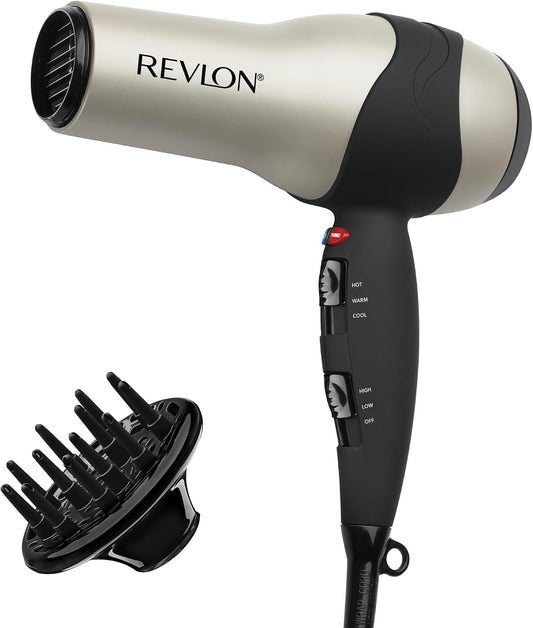 Revlon 1875 W Secador de pelo turbo voluminizador | Diseñado para m...
