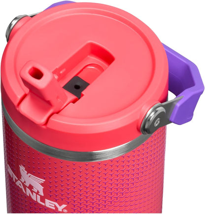 Vaso con pajita abatible STANLEY IceFlow 2.0, 30 oz, Hypergrip berm...