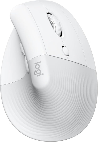 Ratón inalámbrico ergonómico vertical Logitech Lift - Blanco roto |...