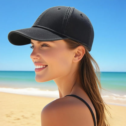 Paquete de 6 gorras de béisbol unisex de algodón lavado vintage, su...