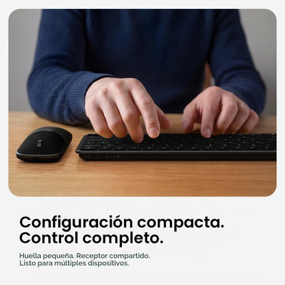 Satechi Slim CEX1 Combo de teclado y mouse inalámbricos, Bluetooth,...
