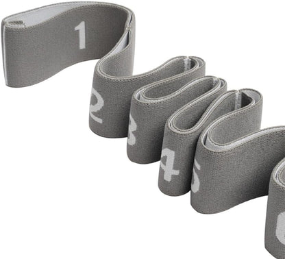 Paquete de 2 correas de yoga con 11 bucles, bandas elásticas ajusta...