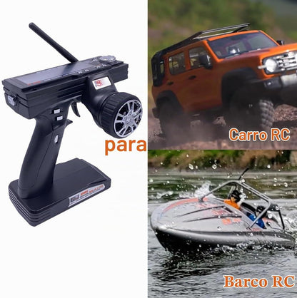 Alaohu FS-GT3B Transmisor y Receptor RC de 3 Canales y Receptor FS-...