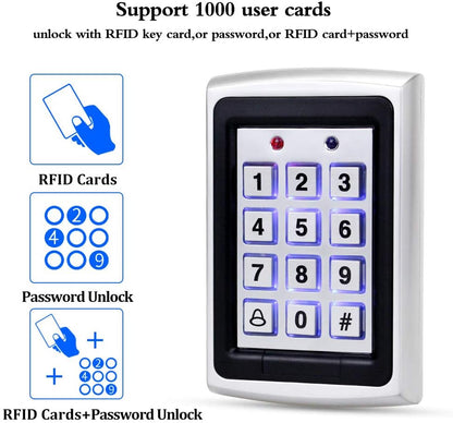 10 unids llaveros+125 khz EM-ID caja de metal RFID control de acces...