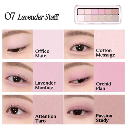 CLIO Pro - Paleta de ojos de aire, sombra de ojos portátil de 12 co...