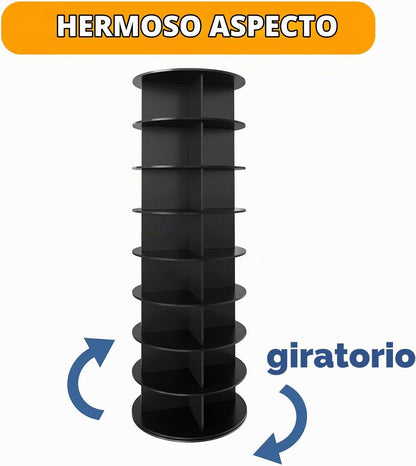 SpaceAid torre giratoria de 8 niveles para zapatos, exhibidor de za...