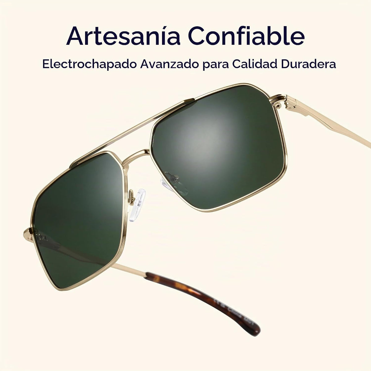 ZENOTTIC Gafas de sol polarizadas de aviador para hombre: protecció...