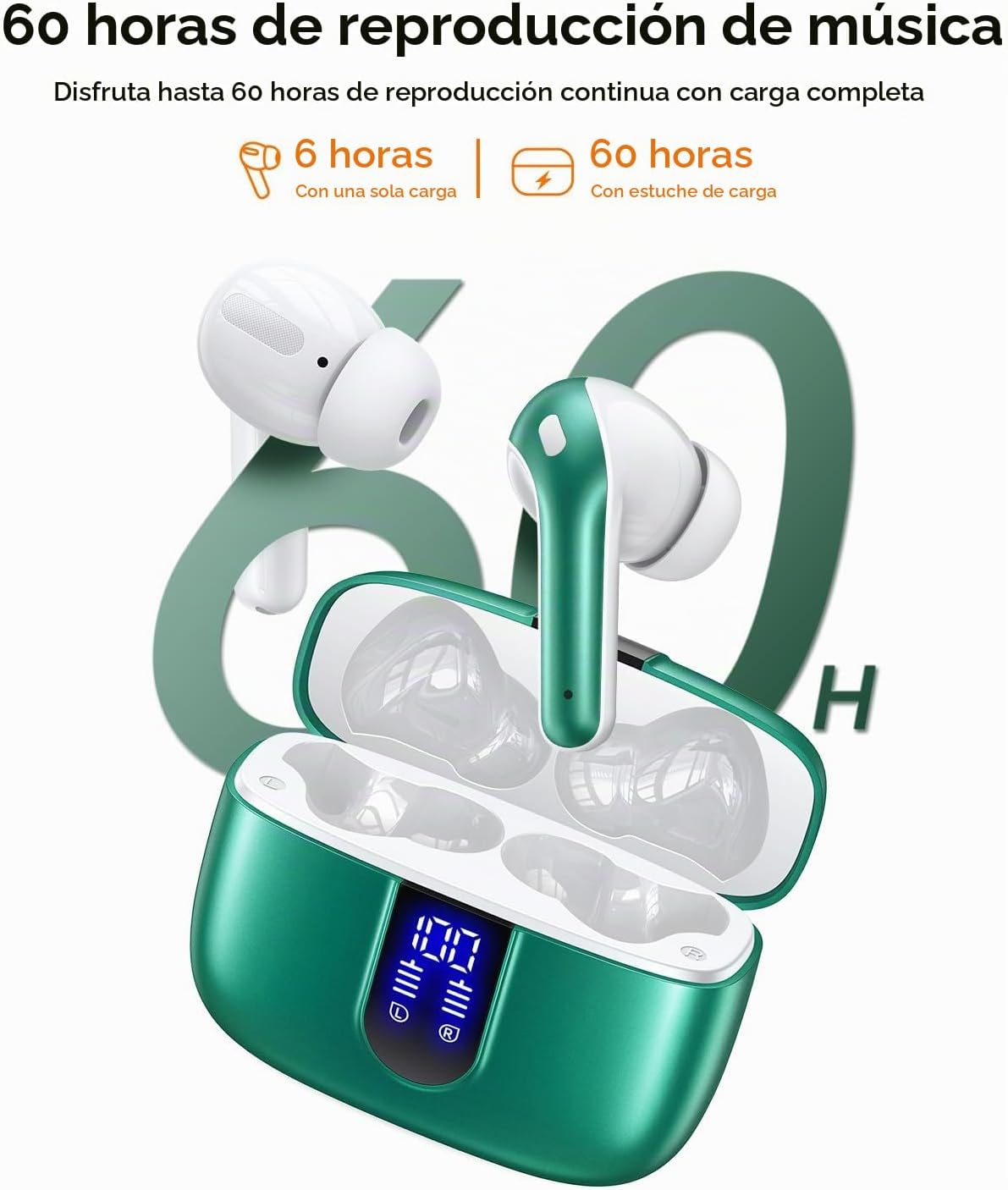 TAGRY Auriculares Bluetooth Verdaderamente Inalámbricos Auriculares...