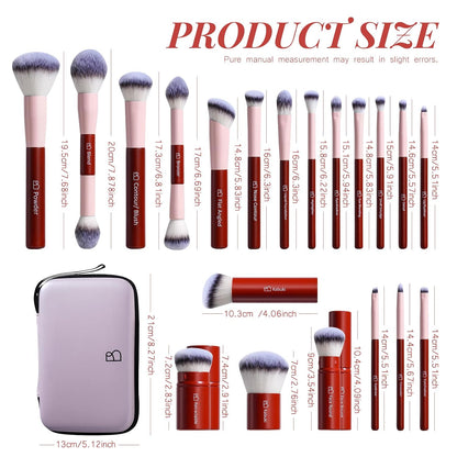Kit de brochas de maquillaje BS-MALL \u2013 Herramientas profesiona...